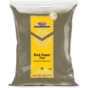 Rani Brand Authentic Indian Foods | Black Pepper Fine Powder (80 Mesh) - 1 of 4