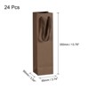 Unique Bargains Sturdy Paper Satin Rope Handle Reusable Fashionable Wine Gift Bags 24 Pcs - 2 of 3