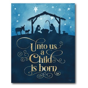 Courtside Market Christmas Starry Night 16x20 Gallery-Wrapped Canvas - 1 of 4