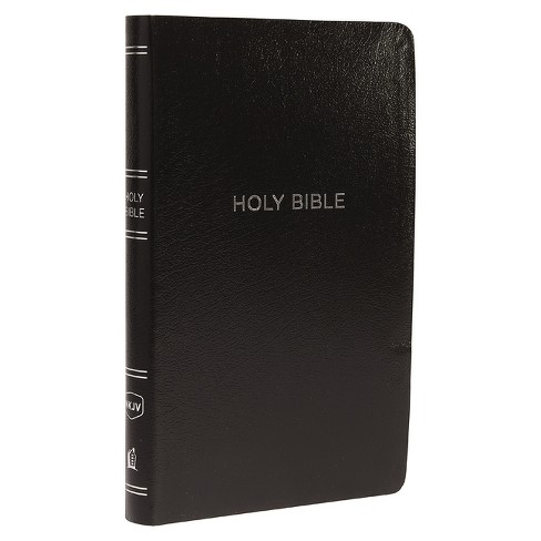 Nkjv, Thinline Reference Bible, Leather-look, Black, Red Letter Edition 