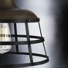 Urban Ambiance Luxury Urban Loft Pendant Light,  14.25"H x 12"W,  Blackened Brass Finish, UHP3851 - 4 of 4