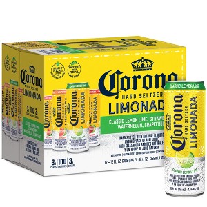 Corona Hard Seltzer Limonada Variety Pack - 12pk/12 fl oz Slim Cans - 1 of 4