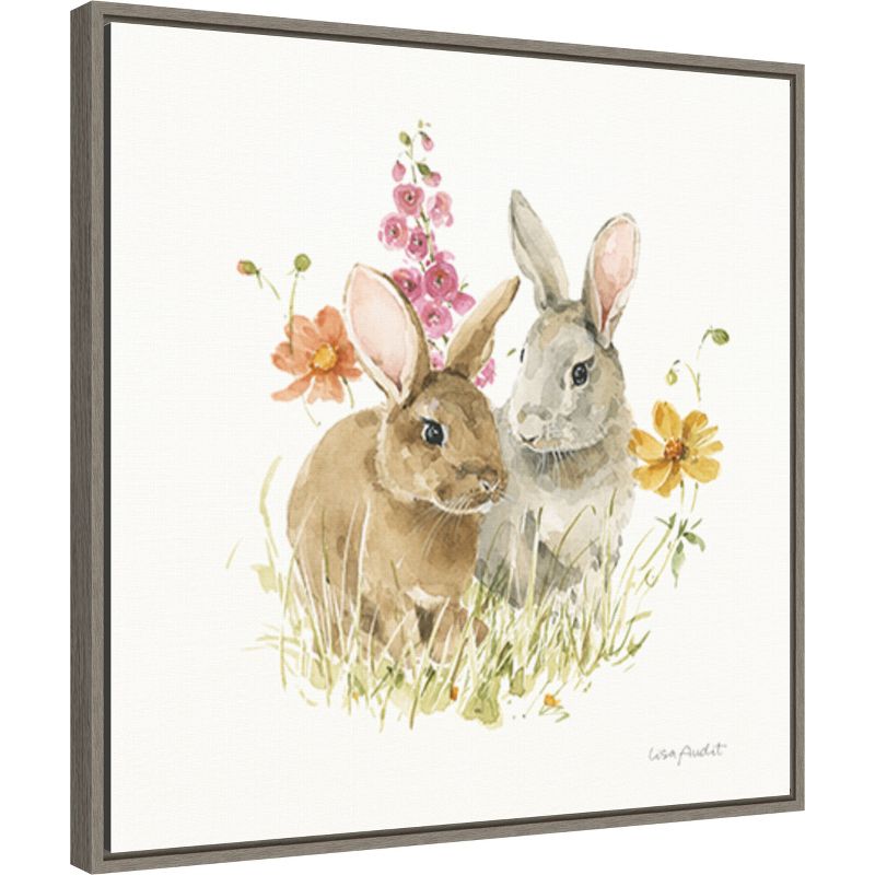 Amanti Art Hop on Spring II by Lisa Audit Canvas Wall Art Print Framed 22-in. W x 22-in. H., 3 of 7
