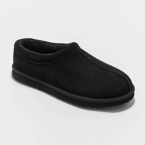 Leather hot sale scuff slippers