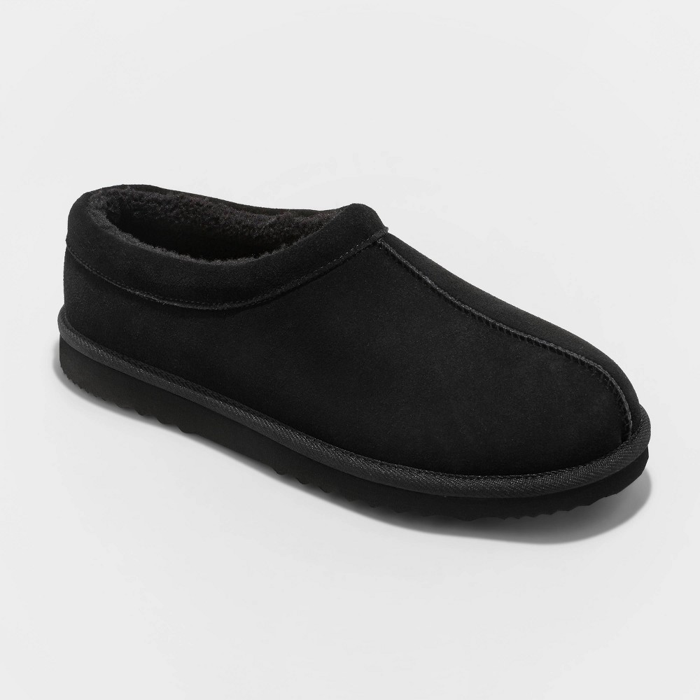 case of 6 Men's Michael Moccasin Scuff Slippers - Goodfellow & Co™ Black 11
