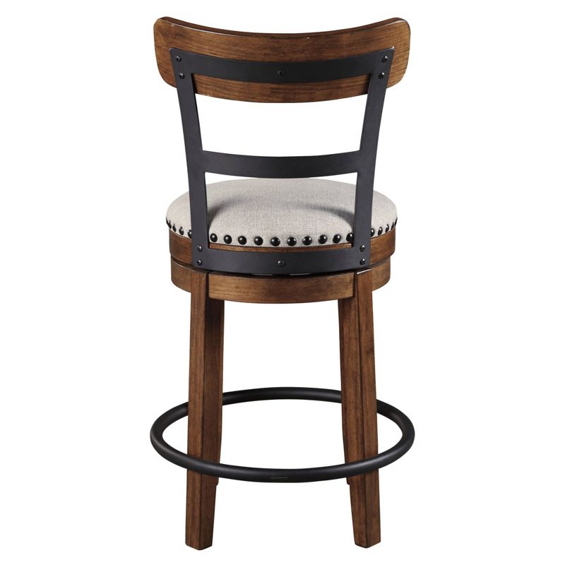 Valebeck Upholstered Swivel Counter Height Barstool - Signature Design by Ashley, 5 of 9