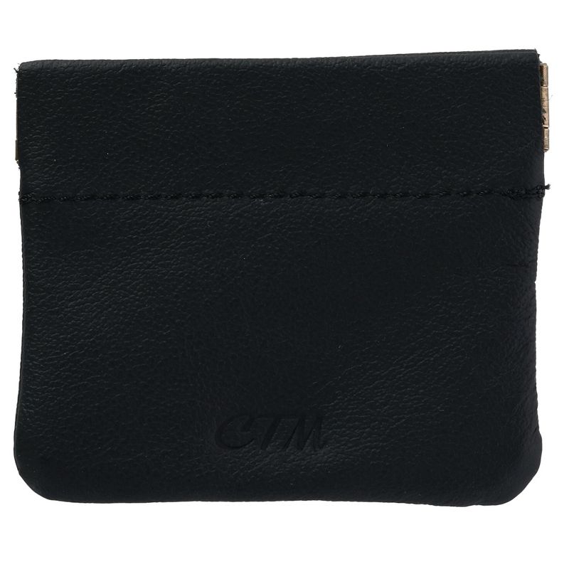 CTM Leather Squeeze Coin Change Pouch, 2 of 4