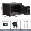 Unique Bargains Home Office Business Fireproof with Electronic Digital Keypad Key Security Small Safe Box - 2 of 4