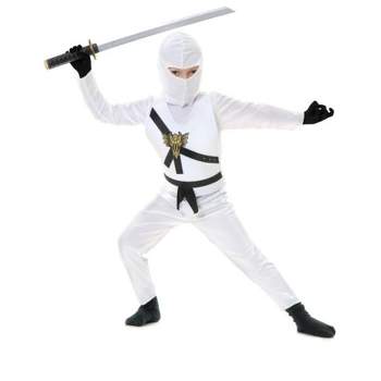 Charades Boy's White Ninja Avenger Series I Costume