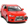 KiNSMART - 2008 Mitsubishi Lancer Evolution X 1:36 Scale 5" Die Cast Metal Model Toy Car (Red) - 4 of 4