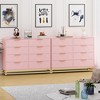 Whizmax 8 Drawers Dresser for Bedroom, Wide Wood Chest of Drawers, Storage Dressers Organizer for Bedroom, Living Room, Hallway - 3 of 4