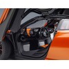 McLaren Speedtail Volcano Orange Metallic with Black Top and Suitcase Accessories 1/18 Model Car by Autoart - image 4 of 4