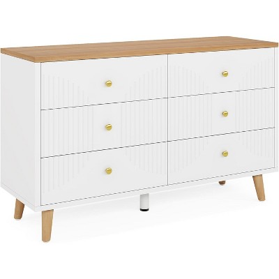 Tribesigns 47.24" 6-Drawer Dresser for Closet Living Room Hallway Entryway