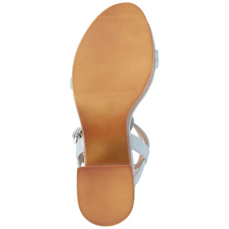 Journee Collection Womens Emerynn Tru Comfort Foam Platform Clog Multi Strap Sandals, 5 of 9