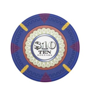 Slickblue The Mint 13.5g Clay Composite Poker Chips 25-Pack, Casino-Quality, Grippy Texture, $10-$10,000 - 1 of 3