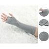 INSPIRE CHIC Winter Warmers Fingerless Thumbhole Knitted Party Costume Gloves - 2 of 4