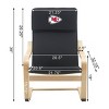 NFL Kansas City Chiefs Bentwood Accent Chair - 3 of 4