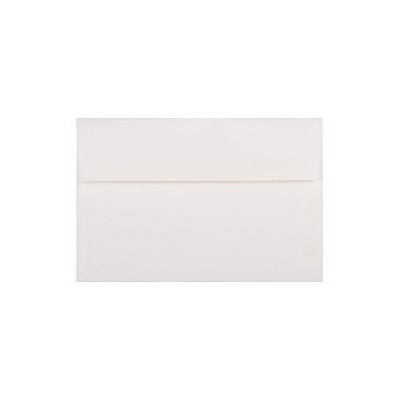 JAM Paper A9 Strathmore Invitation Envelopes 5.75 x 8.75 Bright White Wove 25/Pack (31911140)