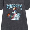 Girls' - Rugrats - Snowball Fight Graphic Short Sleeve Fleece Dress - 2 of 4