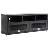 Modern TV Stand for TVs up to 62" Dark Brown - Wholesale Interiors: Entertainment Center with Cable Management - 2 of 3