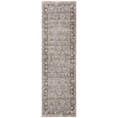 Oriental Weavers Maharaja 091E1 Grey/ Blue Indoor Area Rug - 2'3" x 7'6"