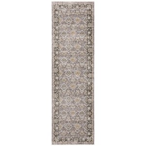 Oriental Weavers Maharaja 091E1 Grey/ Blue Indoor Area Rug - 2'3" x 7'6" - 1 of 4