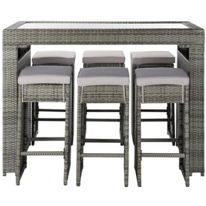 Horus Dining Set - Outdoor - PAT7502 - Safavieh - 1 of 4