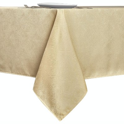 Kate Aurora Diamond Textured Spill And Stain Proof All Purpose Fabric Tablecloth