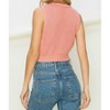 Women's Newly Found Love Button-Up Cropped Vest - HYFVE - 3 of 3