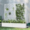 PexFix Outdoor Metal Trellis with Planter Box - 2 of 4