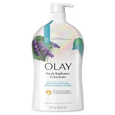 Olay Fresh Outlast Body Wash Birch Water & Lavender - 33 fl oz
