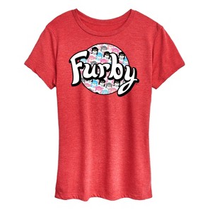 Women's - Furby - Furby Logo Circle Short Sleeve Graphic T-Shirt - 1 of 4
