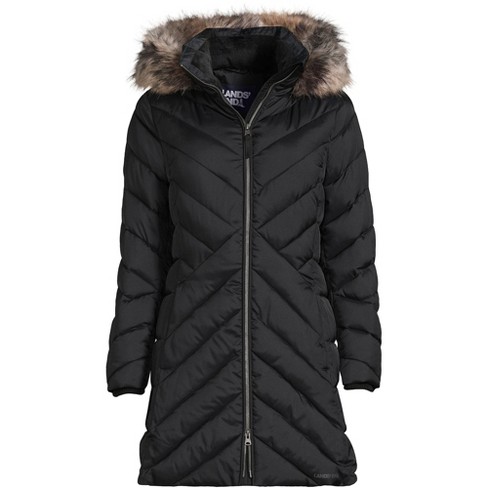 Lands' End Women's Insulated Cozy Fleece Lined Primaloft Coat : Target