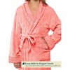 PAVILIA Soft Plush Women Fleece Robe, Cozy Warm Housecoat Bathrobe, Fuzzy Female Long Spa Robes - 2 of 4