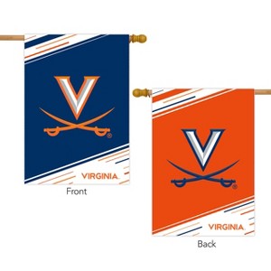 University of Virginia NCAA Licensed Double-Sided House Flag 28" x 40" Briarwood Lane - 1 of 3