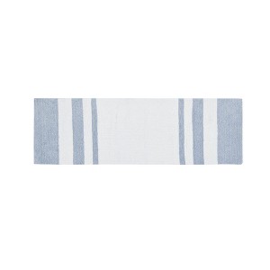 Vynxaria Extra Long Reversible Spa Bath Mat - Dual Texture 24x72 Inches - 1 of 4