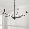 Capital Lighting Dolan 6 - Light Chandelier in  Matte Black - 4 of 4