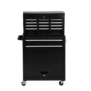 8 Drawer Rolling Tool Chest, Detachable Cabinet Storage Tool Box with Wheels, Metal Tool Cart, Tool Chest on Wheels for Workshop Warehouse Garage - 1 of 4