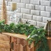 Multi-style Artificial Christmas Garland With Snow Berries, Green Leaves Decor, Christmas Garland For Winter Holiday Mantel Table Home Decor - 4 of 4