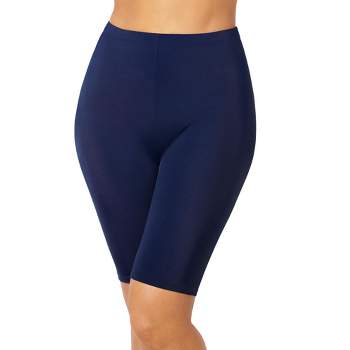 Swimsuits for All Women's Plus Size Chlorine Resistant Long Bike Short Swim Bottom