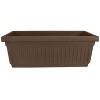 HC Companies 30-Inch Fluted Plastic Venetian Flower Box for Flowers, Vegetables, or Succulents - image 2 of 4