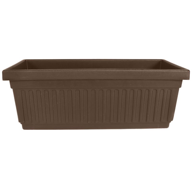 HC Companies 30-Inch Fluted Plastic Venetian Flower Box for Flowers, Vegetables, or Succulents, 2 of 7