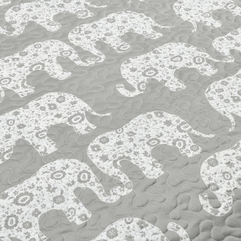 Elephant Parade Faux Shearling Kids' Blanket - Lush Décor, 6 of 9
