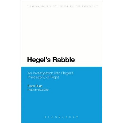 Hegel's Rabble - (Bloomsbury Studies in Philosophy) by  Frank Ruda (Paperback)