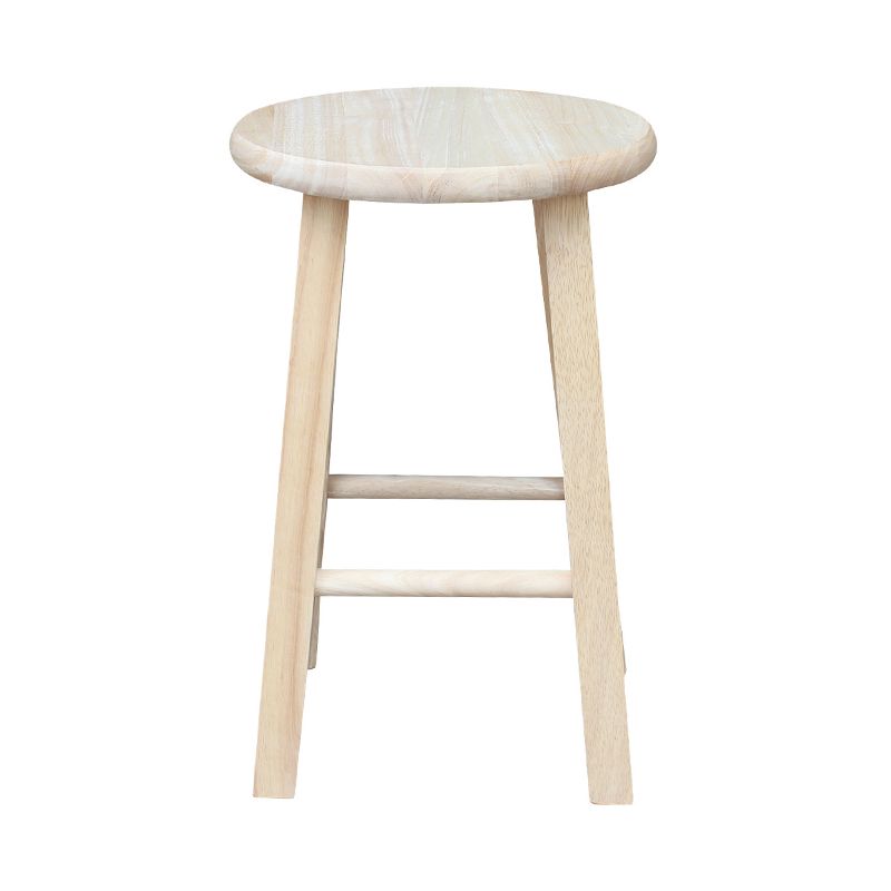 Round Top Barstool Unfinished - International Concepts, 4 of 9
