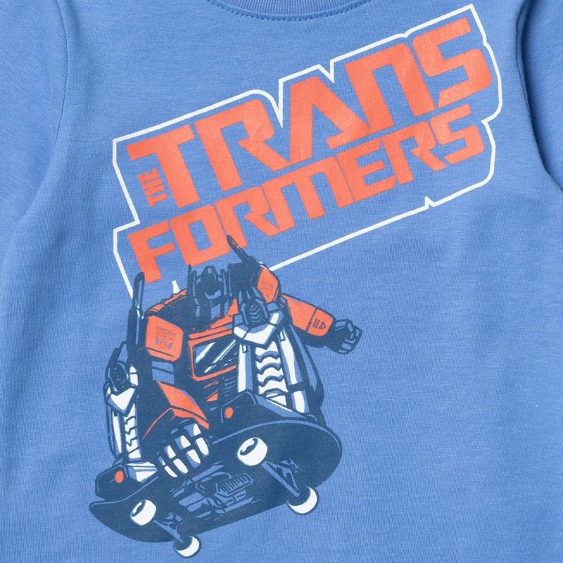Transformers Optimus Prime Bumblebee 2 Pack T-Shirts Toddler to Big Kid, 5 of 8