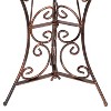 Sunnydaze Indoor/Outdoor Decorative Steel Scroll Gazing Ball Stand for 10" or 12" Outdoor Garden Gazing Globes - 11" H - 2 of 4