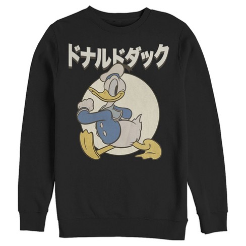 Men\'s : Duck Target Logo Mickey Donald Sweatshirt & Friends Retro