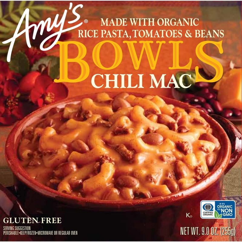 Amy&#39;s Frozen Gluten Free Chili Mac Bowl - 9oz, 5 of 7