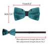 INSPIRE CHIC Men's Velvet Adjustable Pre-Tied Bow Tie - 3 of 4
